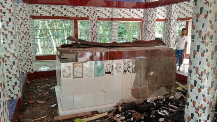 Shrine was vandalized in Cumilla